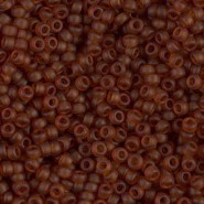 Miyuki seed beads 11/0 - Matted dark topaz 11-134F